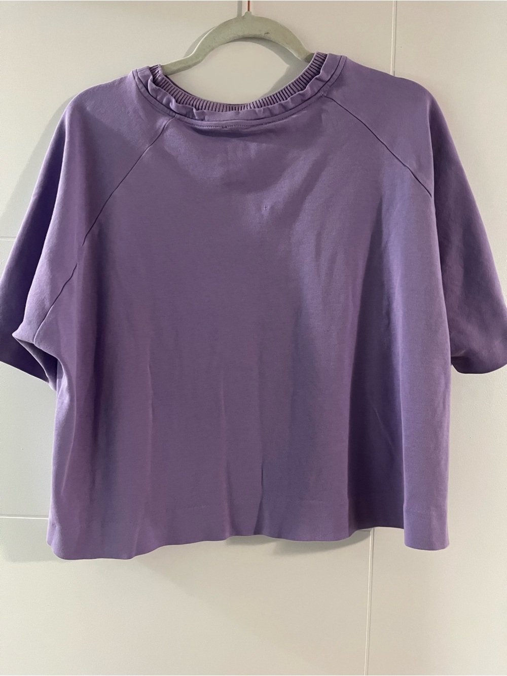 Mango Cropped Boxy Tee - Lavender - Picture 5 of 7